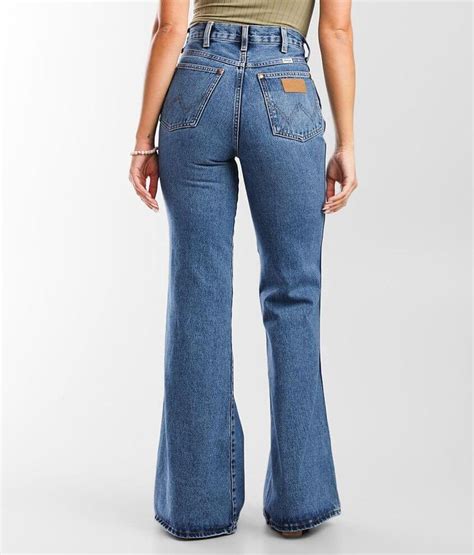 Wrangler Wanderer High Rise Flare Jean Womens In 2024 Western Wear