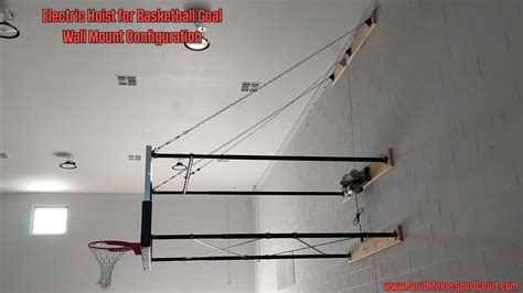 Electric Hoist for Basketball Goals - South Texas Sport Court