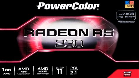 Unboxing Power Color AMD Radeon R5 230 + Pequena Análise - YouTube