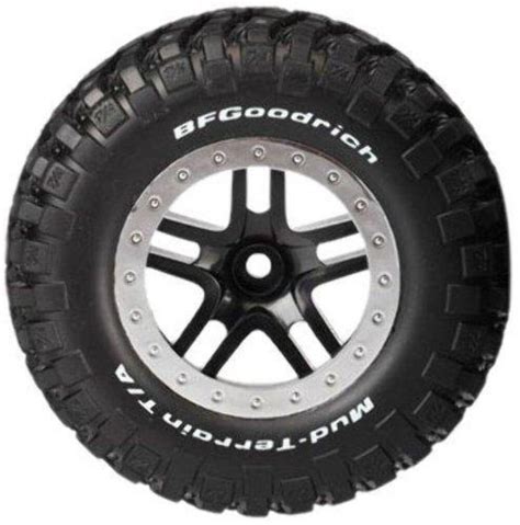 Traxxas Tires Wheels Assembled Glued Sct Split Spoke Black