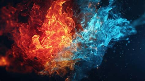 Premium AI Image | fire background for banner