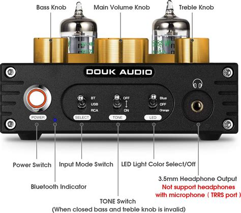 Buy Douk Audio P Vacuum Tube Bluetooth Preamplifier Ge Audio