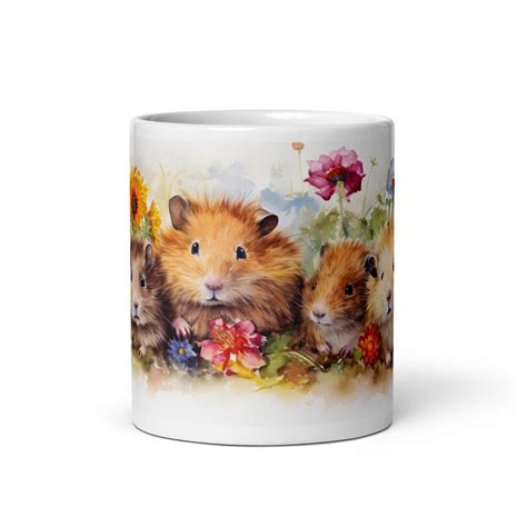 Guinea Pig Mug Guinea Pig Decor Pretty Guinea Pig Mug Etsy