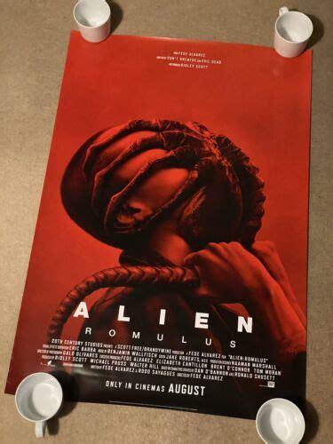 Alien Romulus Original Double Sided One Sheet Cinema Poster Ebay