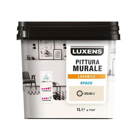 Pittura Per Interni Lavabile LUXENS Opaca Beige Cream 2 1 L Leroy