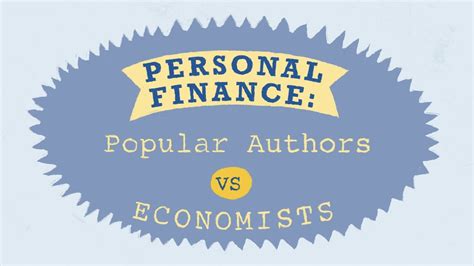 Personal Finance Popular Authors Vs Economists James Choi YouTube