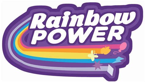 Rainbow Power Logo By Jakeneutron On Deviantart