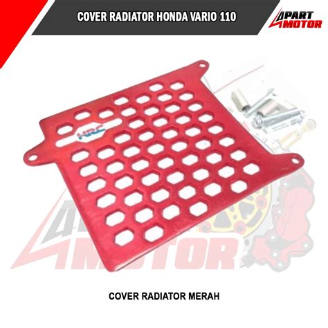 Cover Radiator Vario 110 Karbu Tutup Radiator Model HRC CNC 5 Variasi