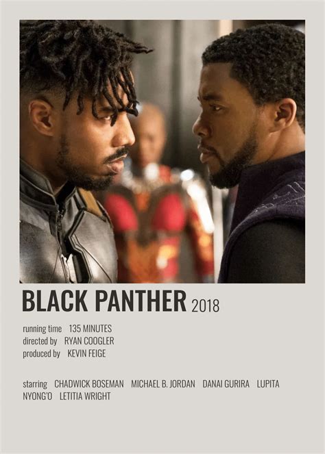 Aesthetic Polaroid Movie Poster Black Panther Movie Poster Avengers