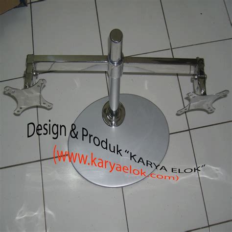 desktop bracket  monitor landscape sejajar horizontal