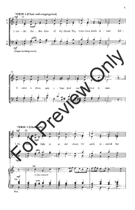 O God Our Help in Ages Past (SATB ) by RUTTE | J.W. Pepper Sheet Music