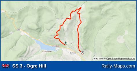 Karte WP 3 Ogre Hill Carlisle Stages Rally 2021 SRC RallyeKarte De