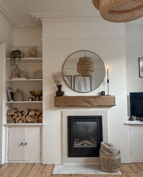 30 Floating Shelves Around Fireplace Ideas for Your Home