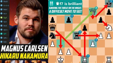 Magnus Carlsen OUTPLAYED Hikaru Nakamura With Brilliant Knight