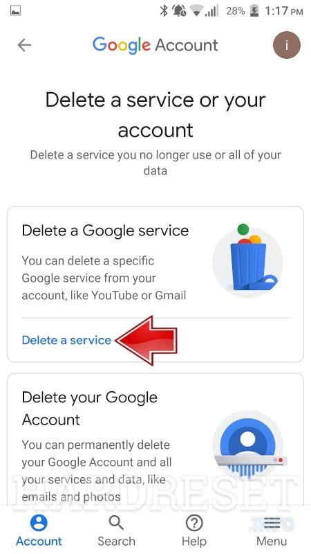 How To Delete Gmail Account How To HardReset Info