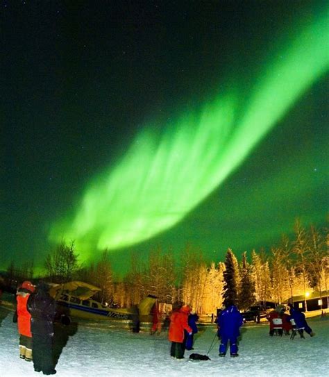 Aurora Borealis over Chena Hot Springs airstrip photo by McClean Image ...