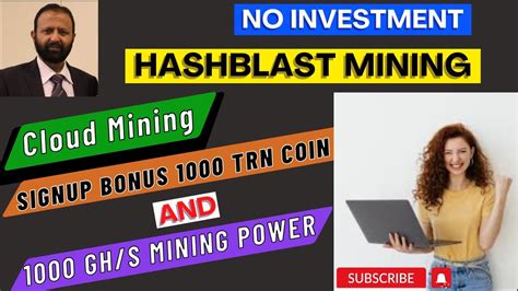 HashBlast Airdrop 1000 TRN Cloud Mining Website 1000 GH S Mining