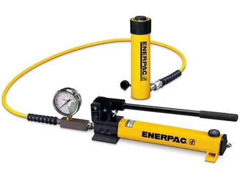 Scr1010h 10 Ton 1013 In Stroke Hydraulic Cylinder And Hand Pump Set Enerpac