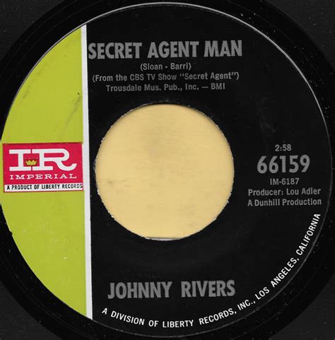 Johnny Rivers Secret Agent Man 1966 Vinyl Discogs