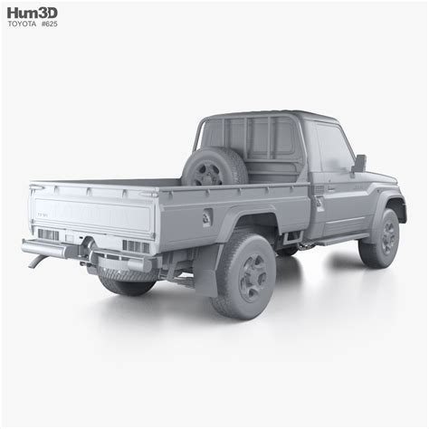 Toyota Land Cruiser Cabina Simple Pickup LX 2024 Modelo 3D Descargar