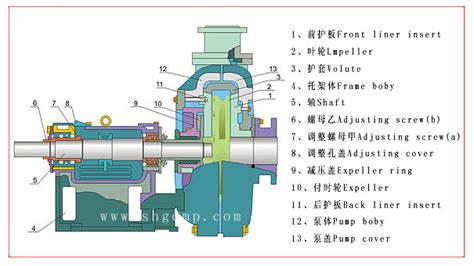 ZJ型渣浆泵结构图介绍 渣浆泵厂家分享 石家庄瑞特泵业有限公司
