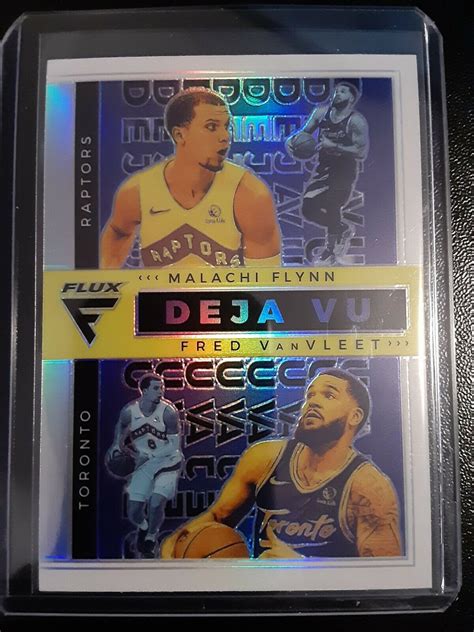 2020 21 Panini Flux Deja Vu Silver Prizm Rookie Malachi Flynn Fred