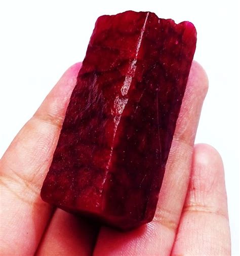 Natural Red Beryl Bixbite Rough Certified Loose Gemstone 208 60 Ct