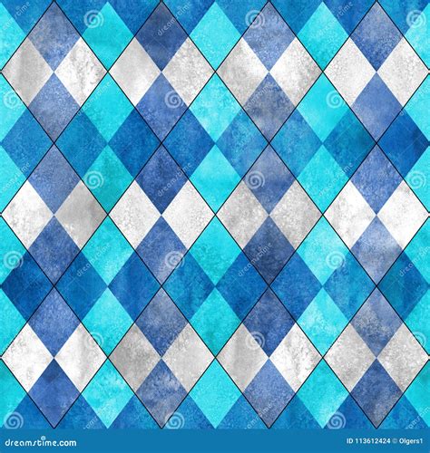 Argyle Seamless Pattern Background Stock Illustration Illustration