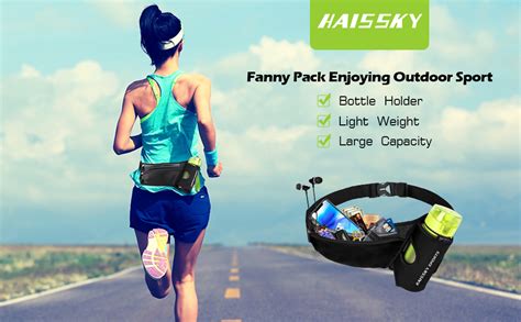 Amazon Waist Pack Sports Running Belt Pouch Bag With Water Bottle