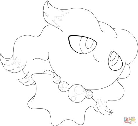 Misdreavus Pokemon coloring page | Free Printable Coloring Pages