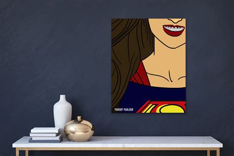 Superwoman Art Women Empowering Print Strong Woman Art Etsy