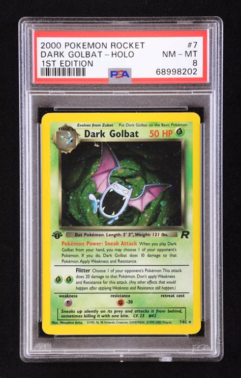 Dark Golbat Pokemon Team Rocket St Edition Holo Psa