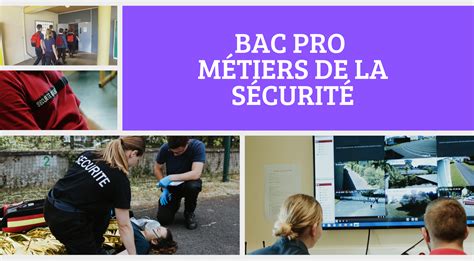 Bac Pro M Tiers De La S Curit Lyc E Henri Dunant