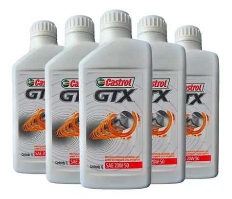 Kit Leo De Motor Mineral Castrol Gtx Sae W L Mercadolivre