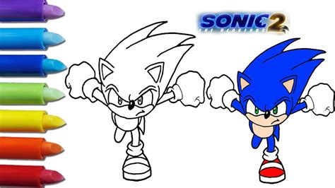 How To Draw Sonic 2 The Hedgehog Youtube