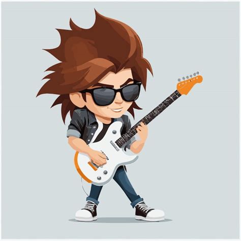 Premium Vector Rock Star Vector On White Background