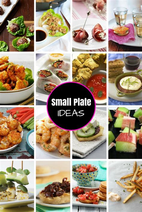 Small plate ideas – Artofit