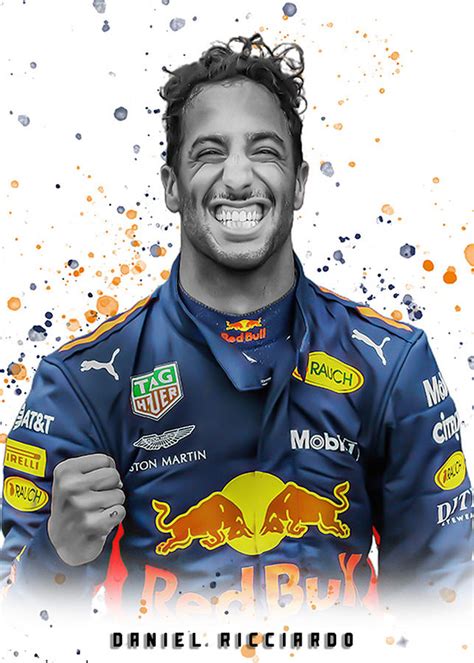 Daniel Ricciardo Poster Daniel Ricciardo Art Print Daniel Ricciardo