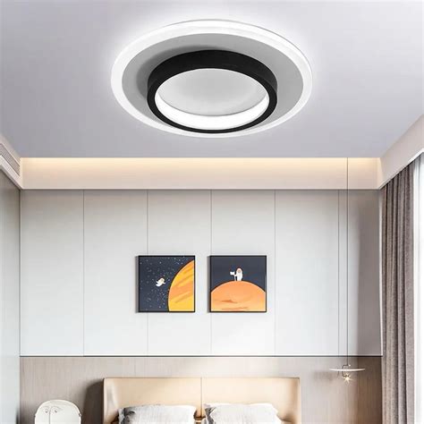 Lustră LED Modernă Design Circular DM82 Alb Iluminat Stilat și