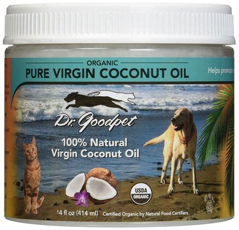 Dr Goodpet Organic Pure Virgin Coconut Oil Healthy Essential Fats