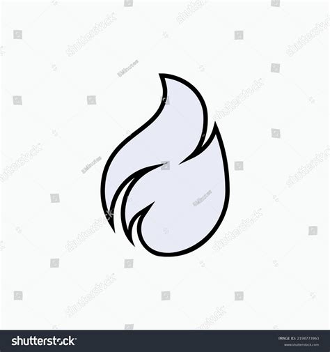 Fire Icon Flame Blaze Symbol Vector Stock Vector (Royalty Free ...