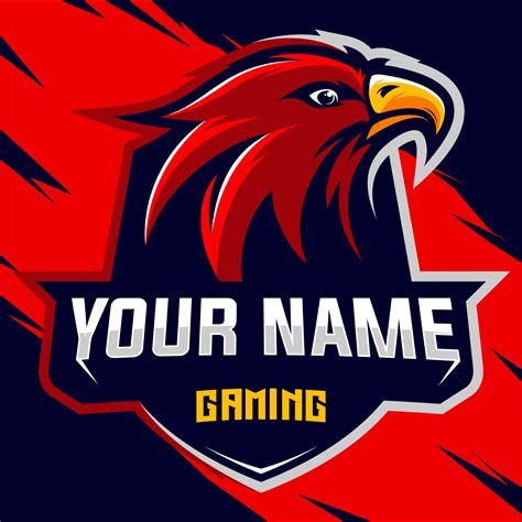 Red eagle head esport logo illustration 15324661 Vector Art at Vecteezy