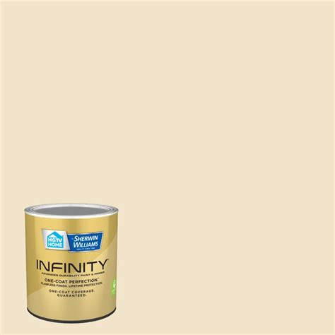 Hgtv Home By Sherwin Williams Infinity Satin Vanillin Hgsw4038 Latex Interior Paint Primer 1