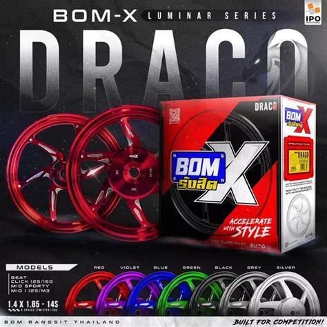 Bom Rangsit Bomx Draco Cnc Mags Mio Sporty Soulty M Mio I Click