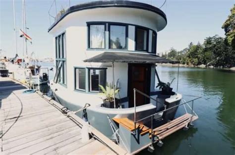 Stunning Tiny House Boat With Beautiful Interior Design News