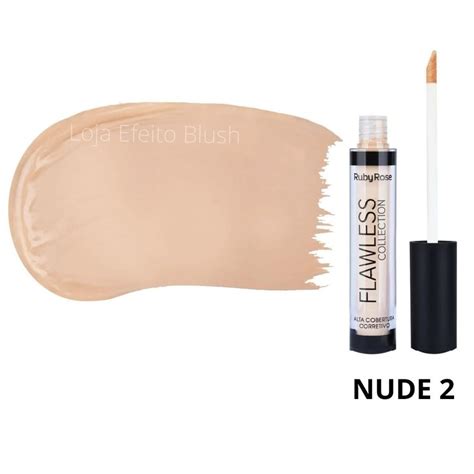 Ruby Rose Corretivo Liquido Naked Flawless Nude HB 8080 Shopee Brasil