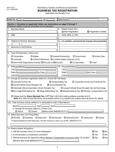 2022 2024 Form Nm Trd Acd 31015 Fill Online Printable Fillable Blank