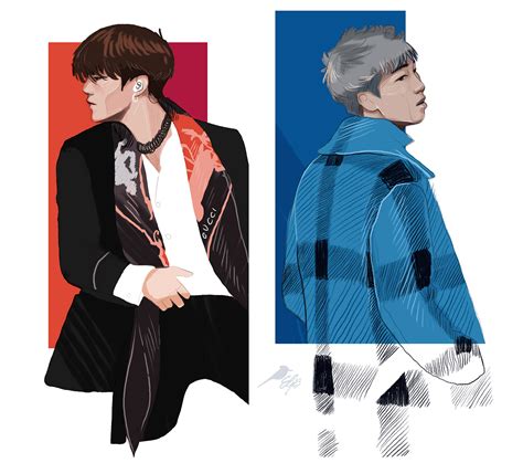 방탄소년단 - sketches on Behance