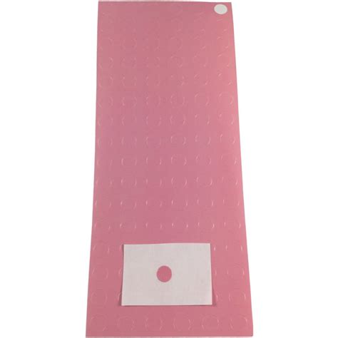 Tiny Pink Dot Stickers 1/4" Round | InStockLabels.com