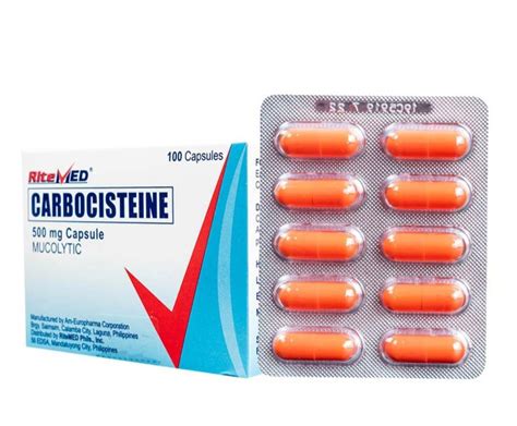 Ritemed Carbocisteine 500mg 10 Capsules Lazada Ph